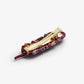 Handmade Burgundy Plume Hair Clip