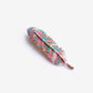 Handmade Lake Hillier Plume Hair Clip