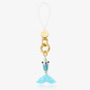 Aqua Blue Lucky Koi Fish Charm