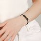 Year of Snake Black Braided Snake Bracket