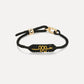 Year of Snake Black Braided Snake Bracket