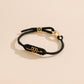 Year of Snake Black Braided Snake Bracket