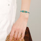 Year of Snake Teal Braided Snake Bracket