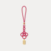 Red Coins Knot Charm