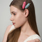 Handmade Multi-Pink Plume Hair Clip
