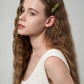Handmade Morning Glory Pool Plume Hair Clip