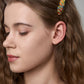 Handmade Las Palmitas Plume Hair Clip