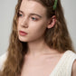 Handmade Tunnel of Love Plume Hair Clip
