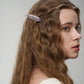 Handmade Lavender Field Plume Hair Clip