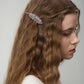 Handmade Lavender Field Plume Hair Clip