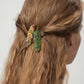 Handmade Five Flower Lake Plume Hair Clip