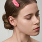 Handmade Multi-Pink Plume Hair Clip