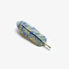 Handmade Sky-Blue Plume Hair Clip