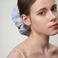 Handmade Sky-Blue Plume Hair Clip