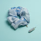 Handmade Sky-Blue Plume Hair Clip