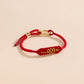 Year of Snake Red Braided Snake Bracket