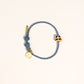 Haze Blue Woven Lucky Daruma Bracelets