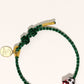 Green Woven Lucky Daruma Bracelets