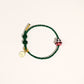 Green Woven Lucky Daruma Bracelets