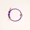 Purple Woven Lucky Daruma Bracelets